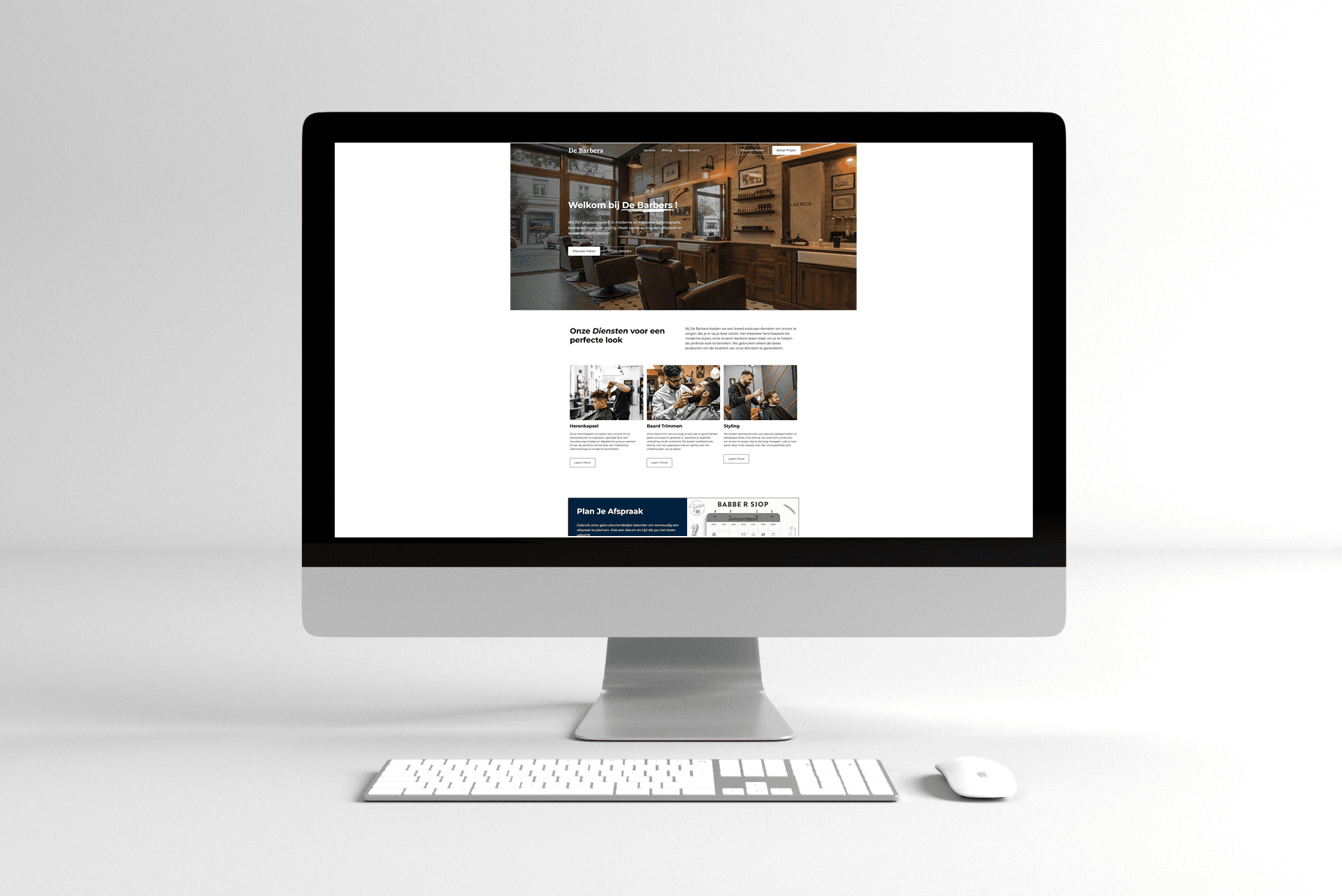 Kapperszaak website